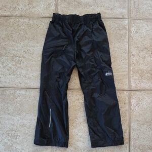 Kids Black Waterproof Pants